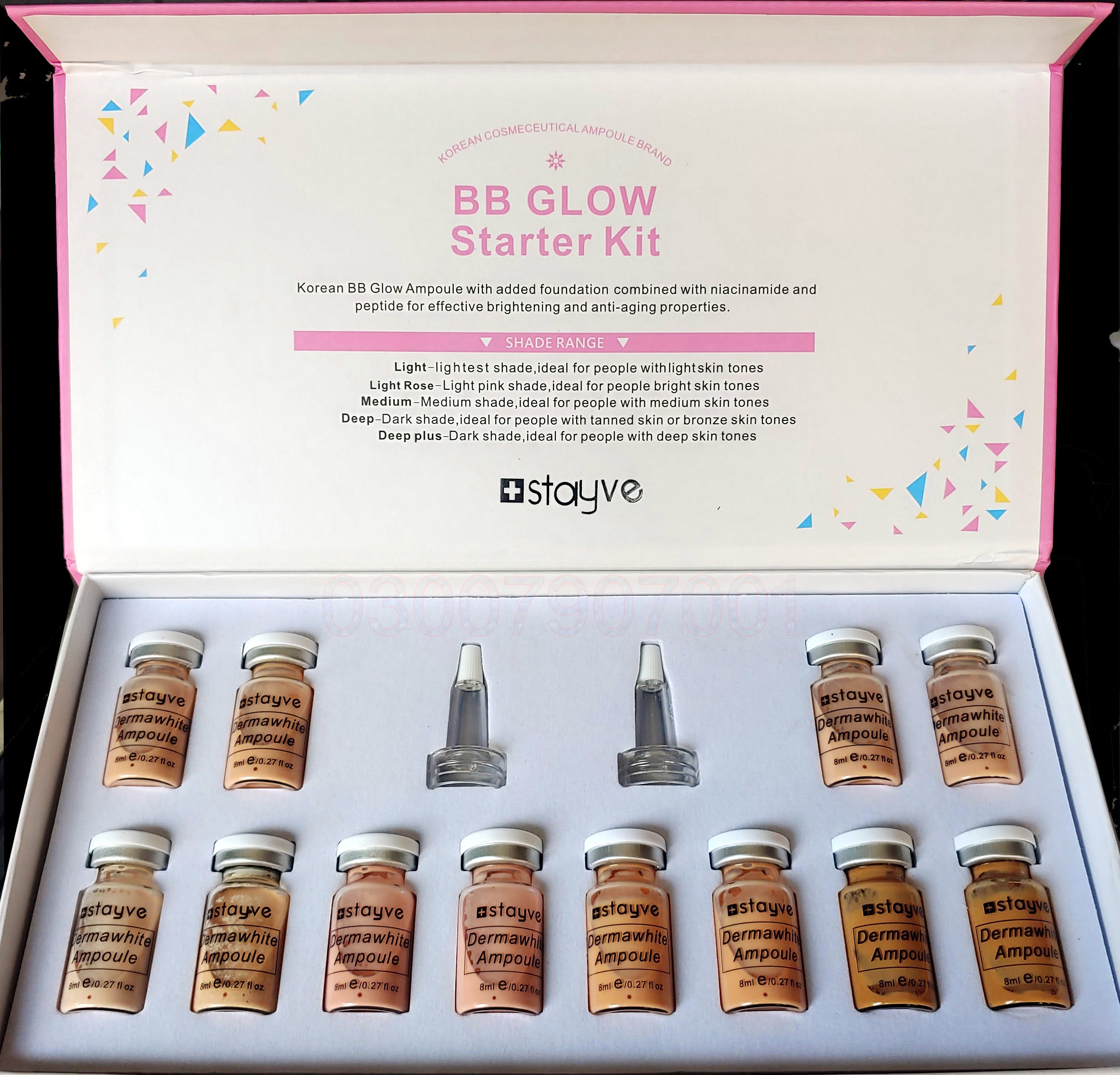 BB Glow Dermawhite Foundation Kit – Salon Products